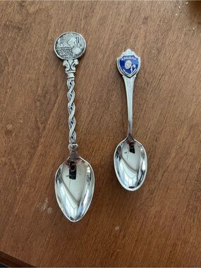 Kansas Collector Souvenir Spoons - Silver Tone